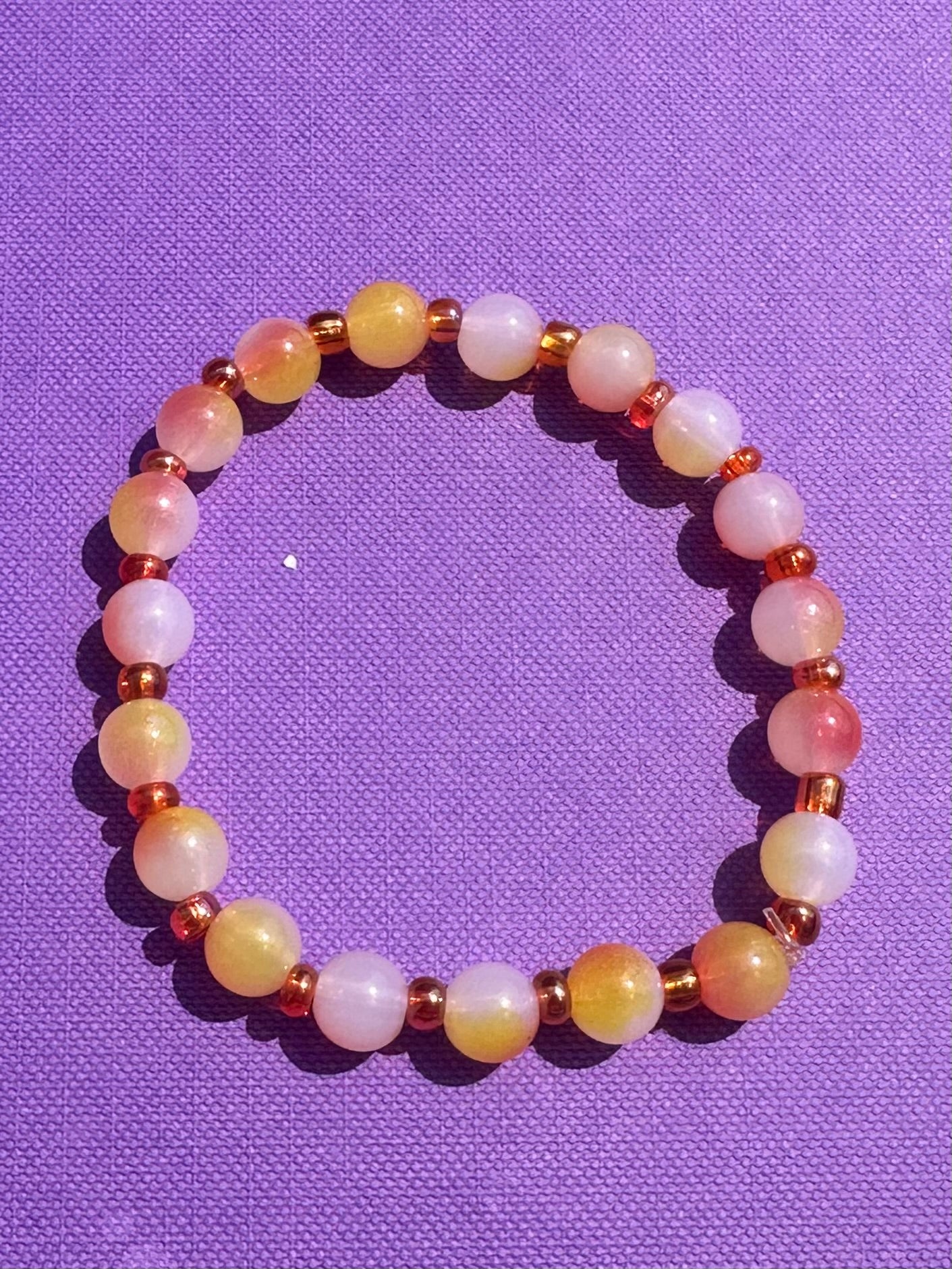 Summer Peach Bracelet