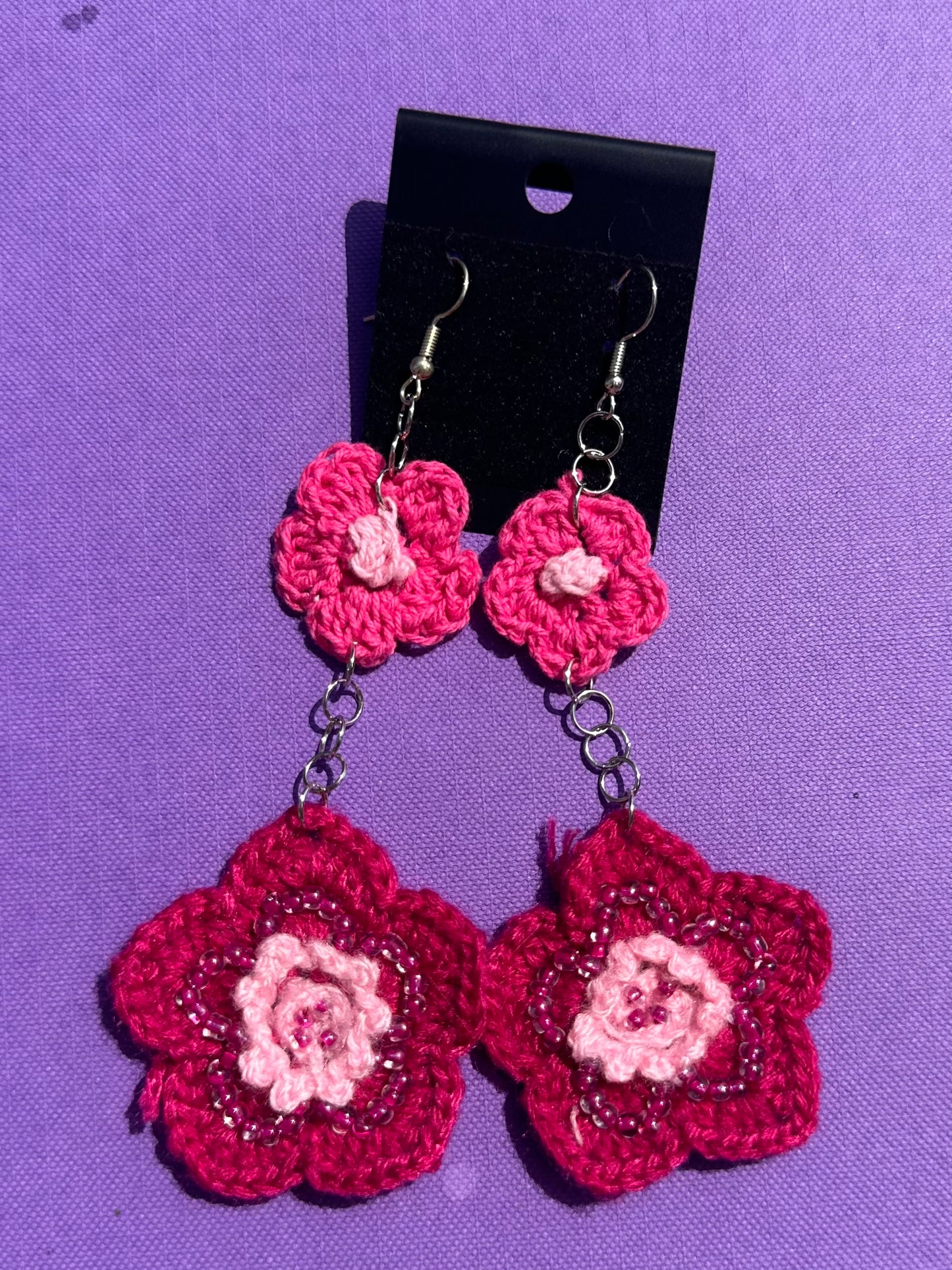 Floral Essence Crochet Earrings