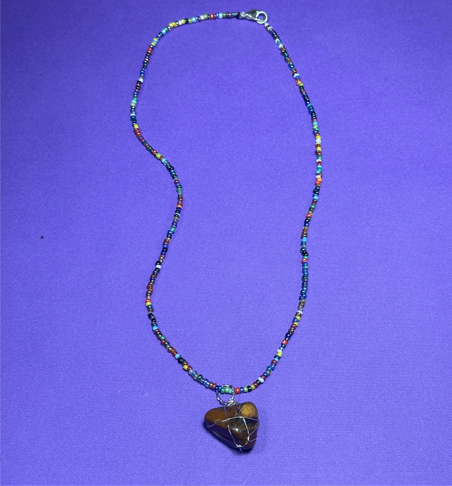 Through the Tigers Eye Necklace