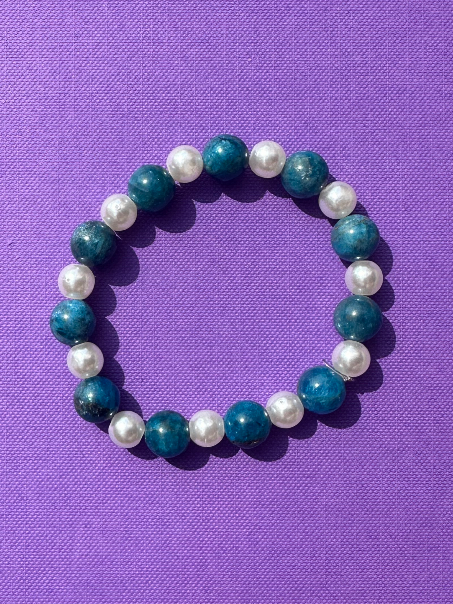 Pearly Blues Bracelet