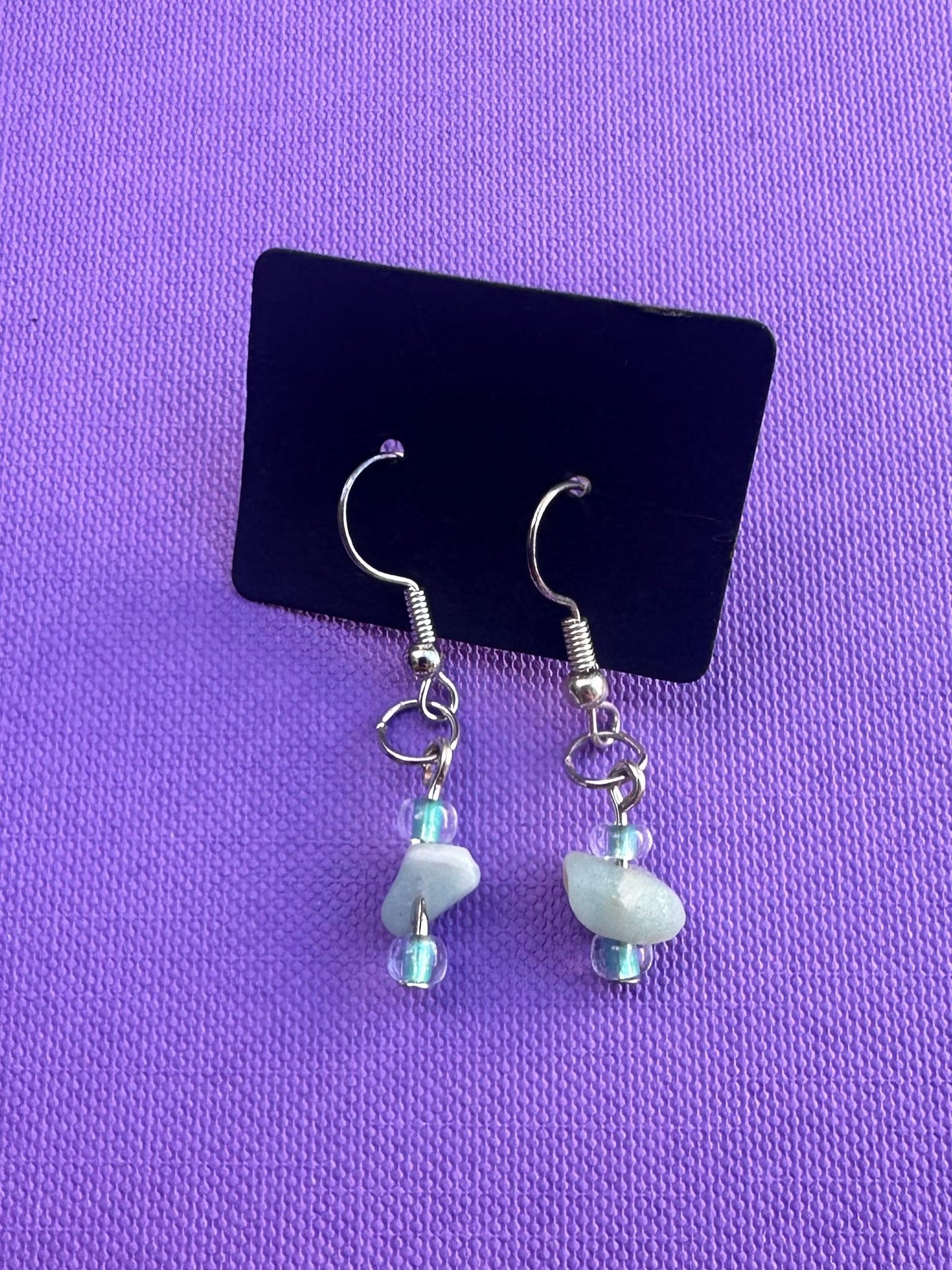 Aqua Stack Earrings