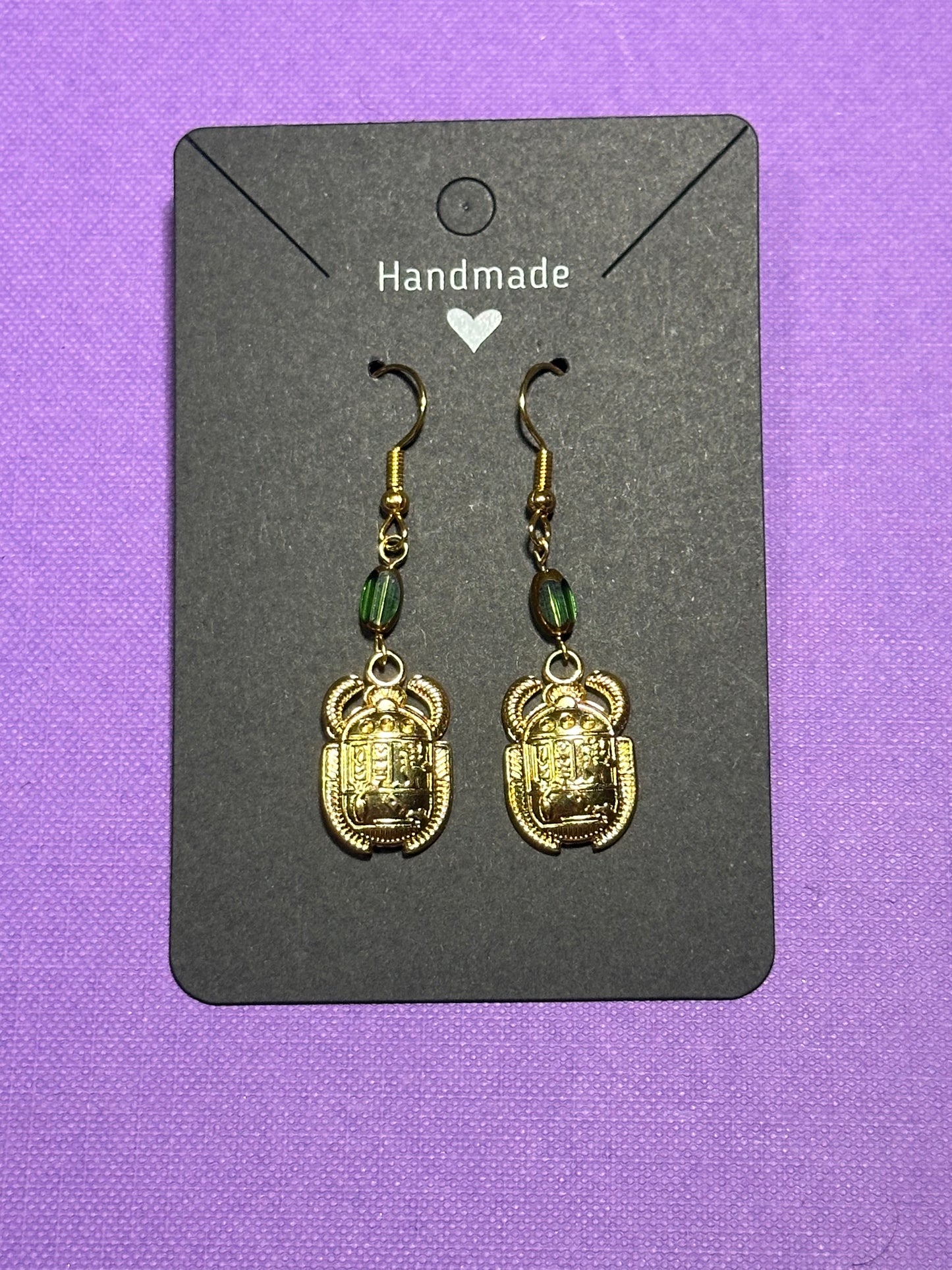 Golden Scarub Earrings