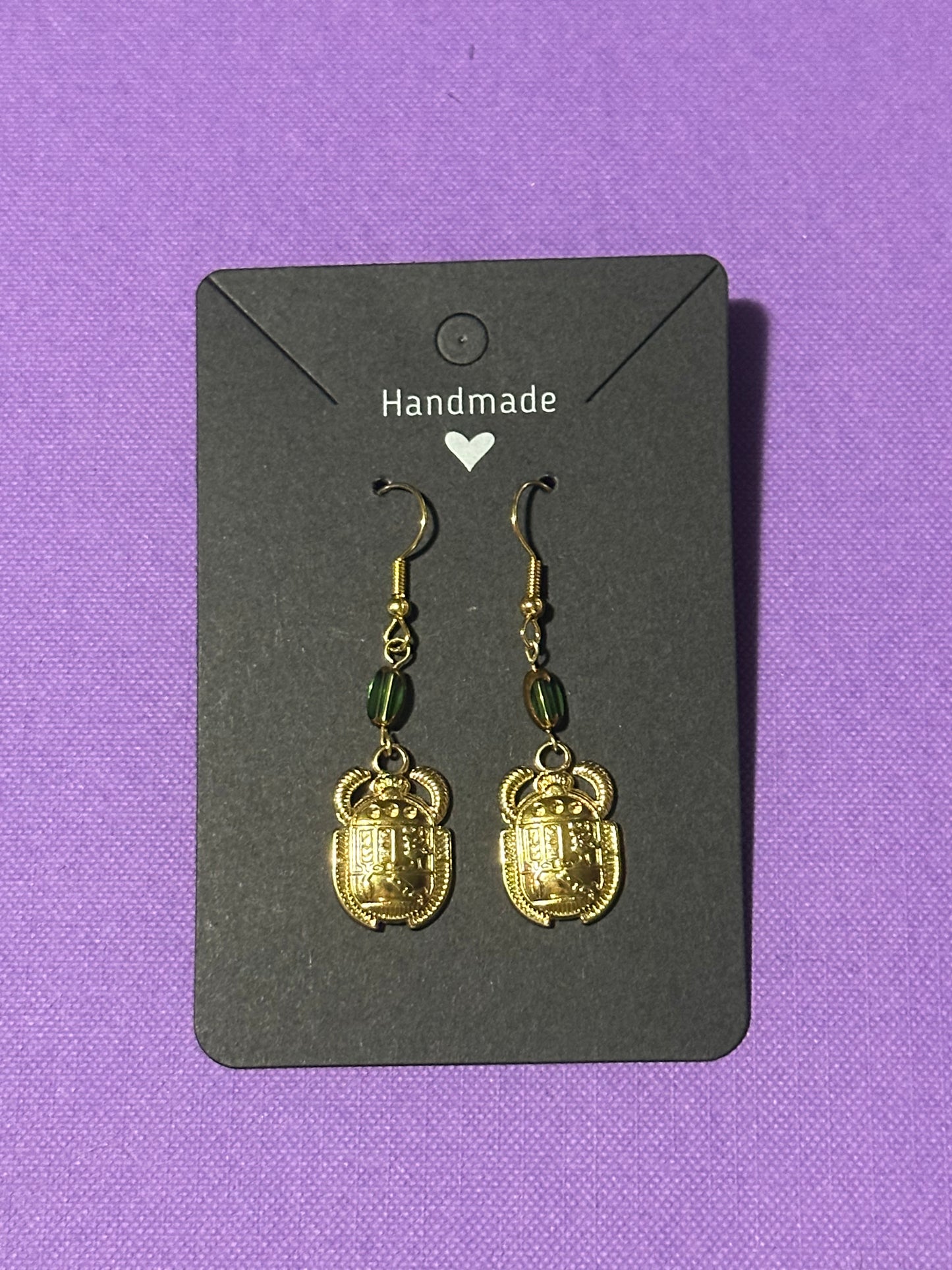 Golden Scarub Earrings