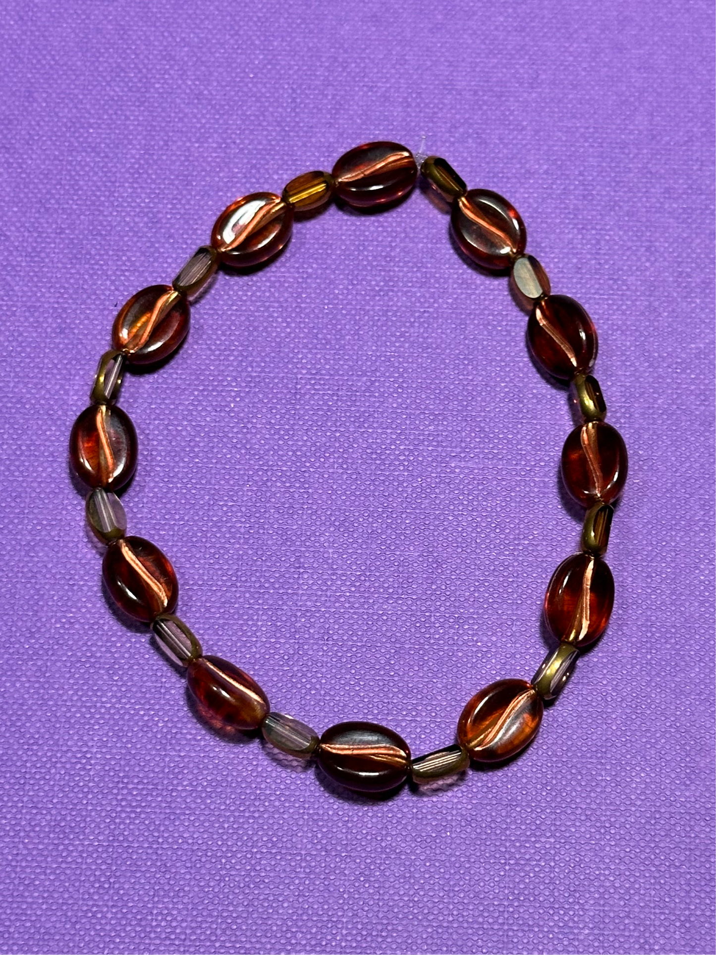 Simple Coffee Bean Bracelet