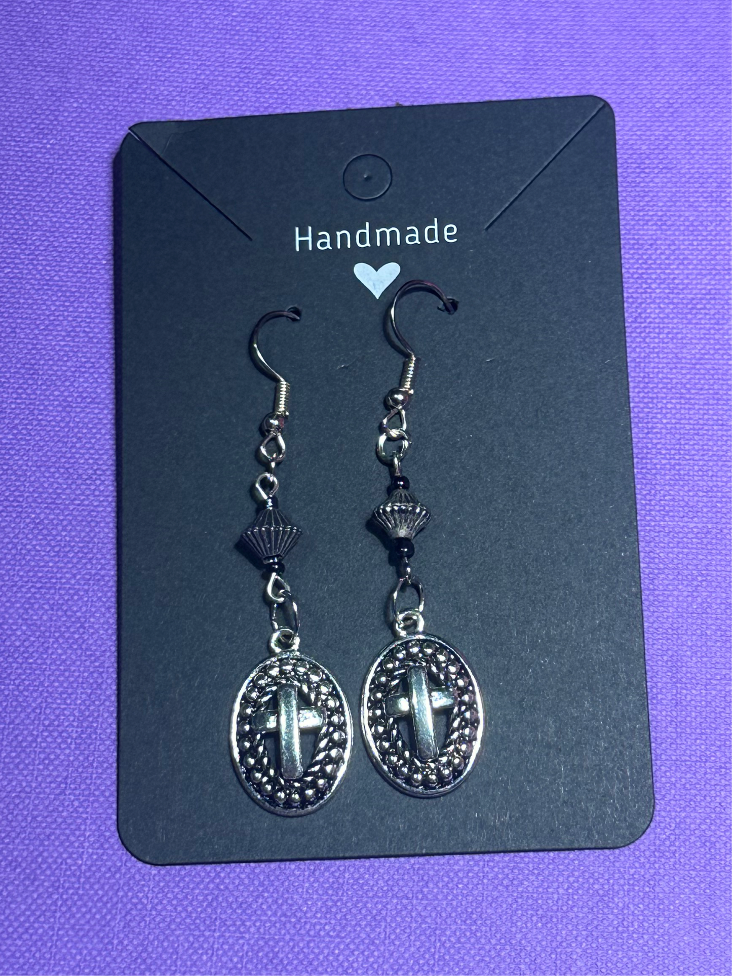 Gothic Cross Earrings