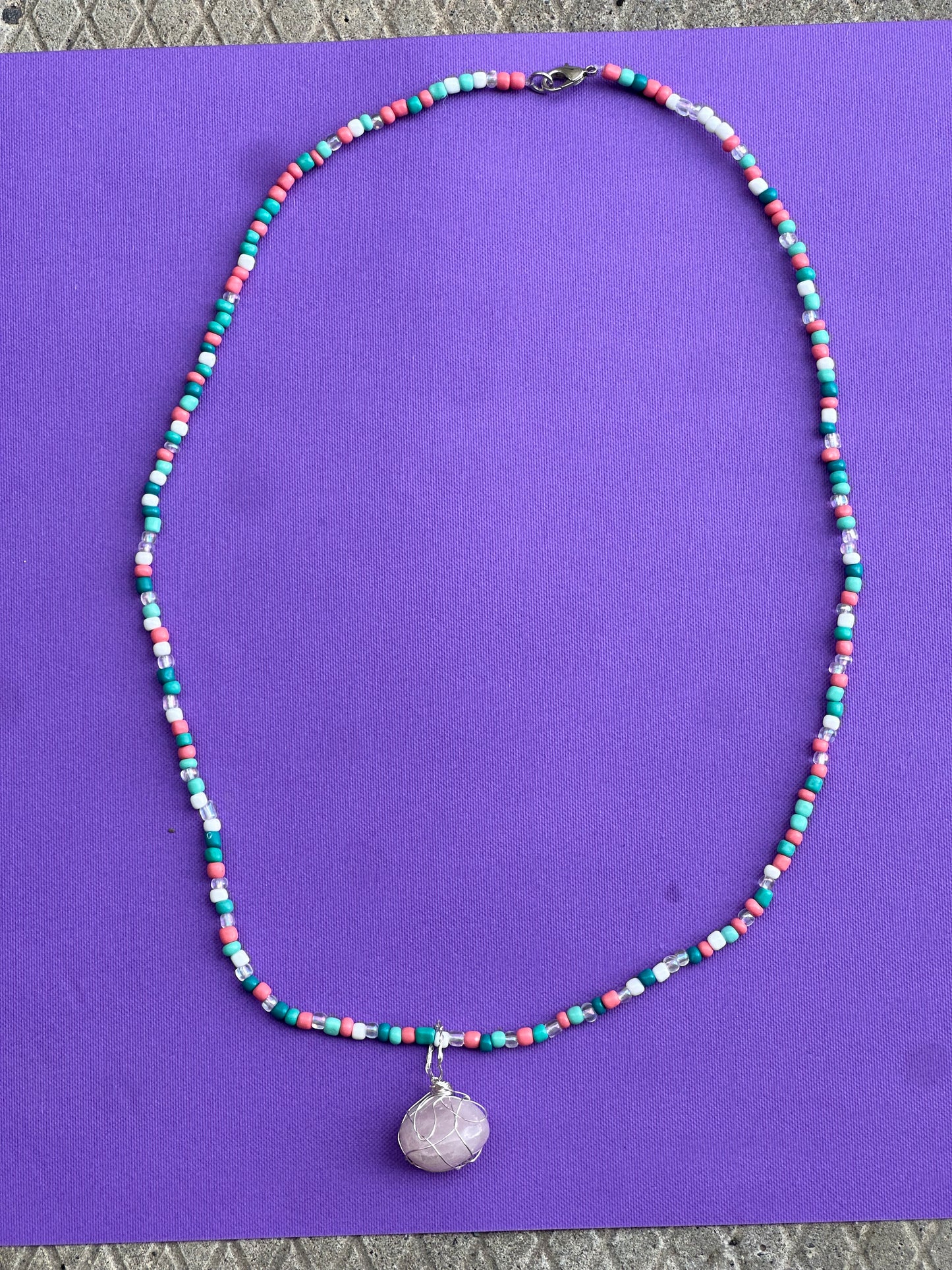 Summer Ice Crystal Necklace