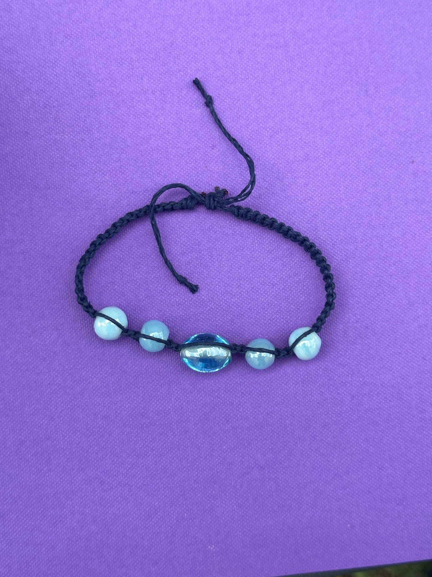 Midnight ocean macreme bracelet