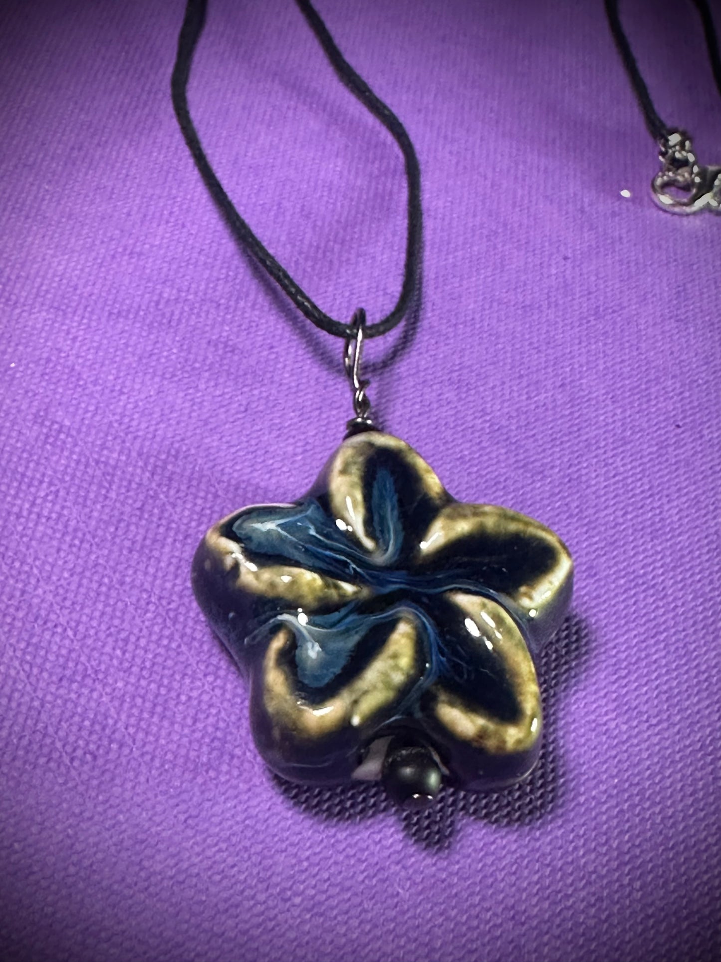 Midnight Flora Necklace