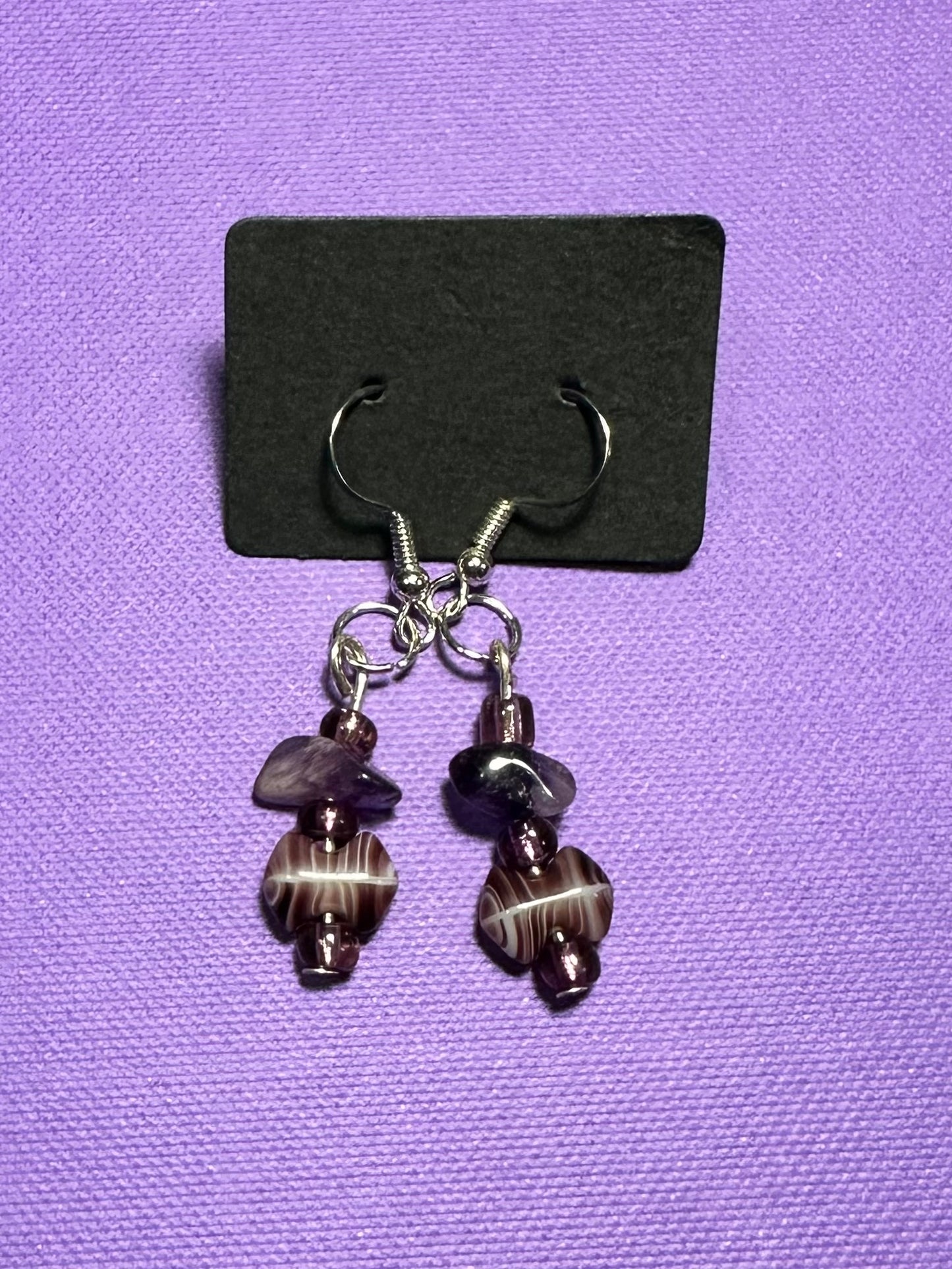Amethyst Stack Earrings