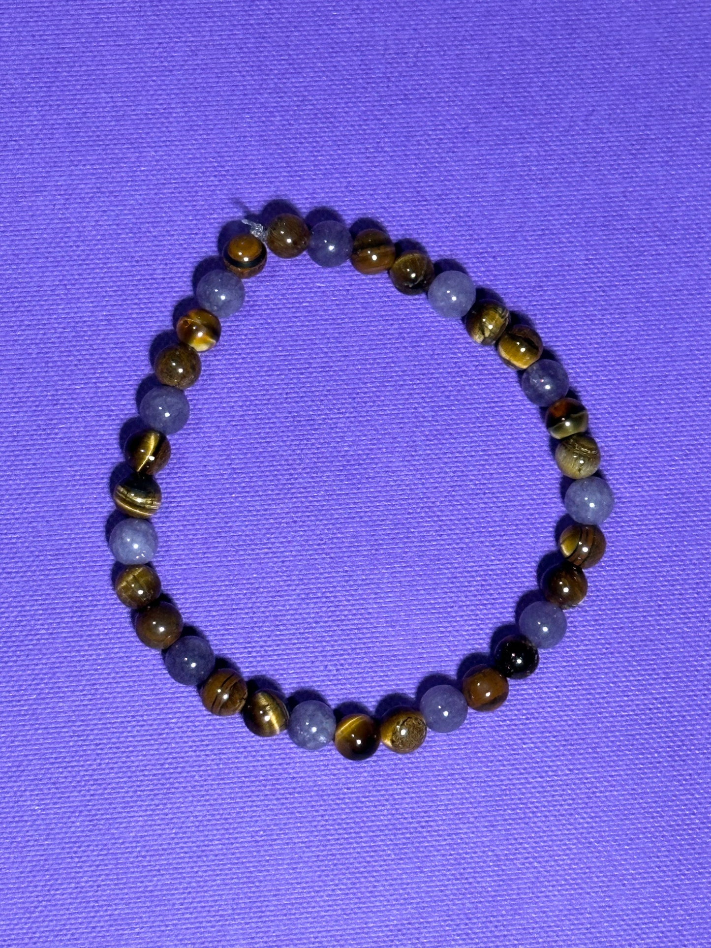 Purple Tigers Eye Bracelet