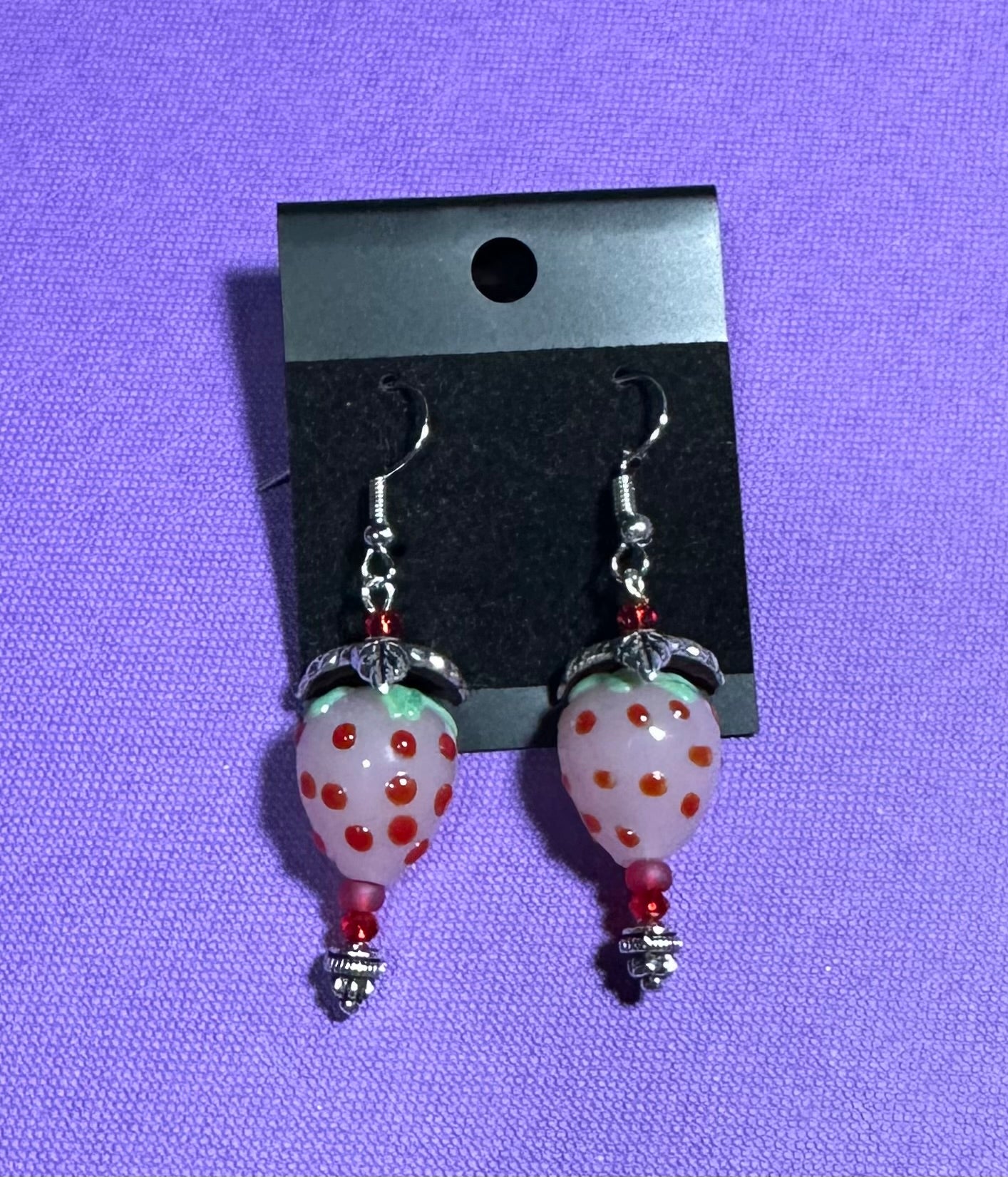 Sweet strawberry earrings
