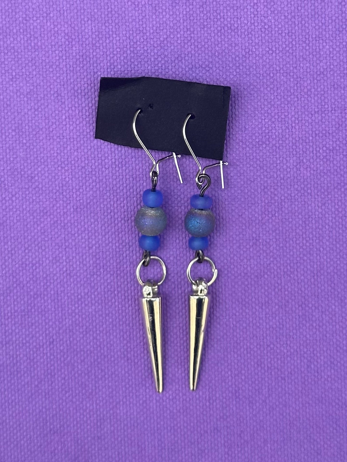Frosted Daggers Earrings
