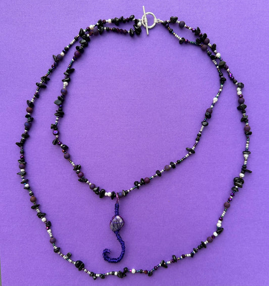 Hooked on Amethyst Necklace