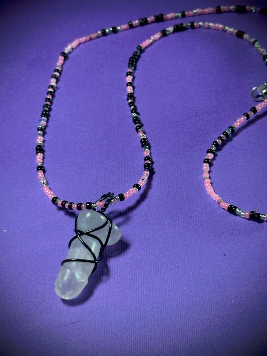 Crystal Penis necklace