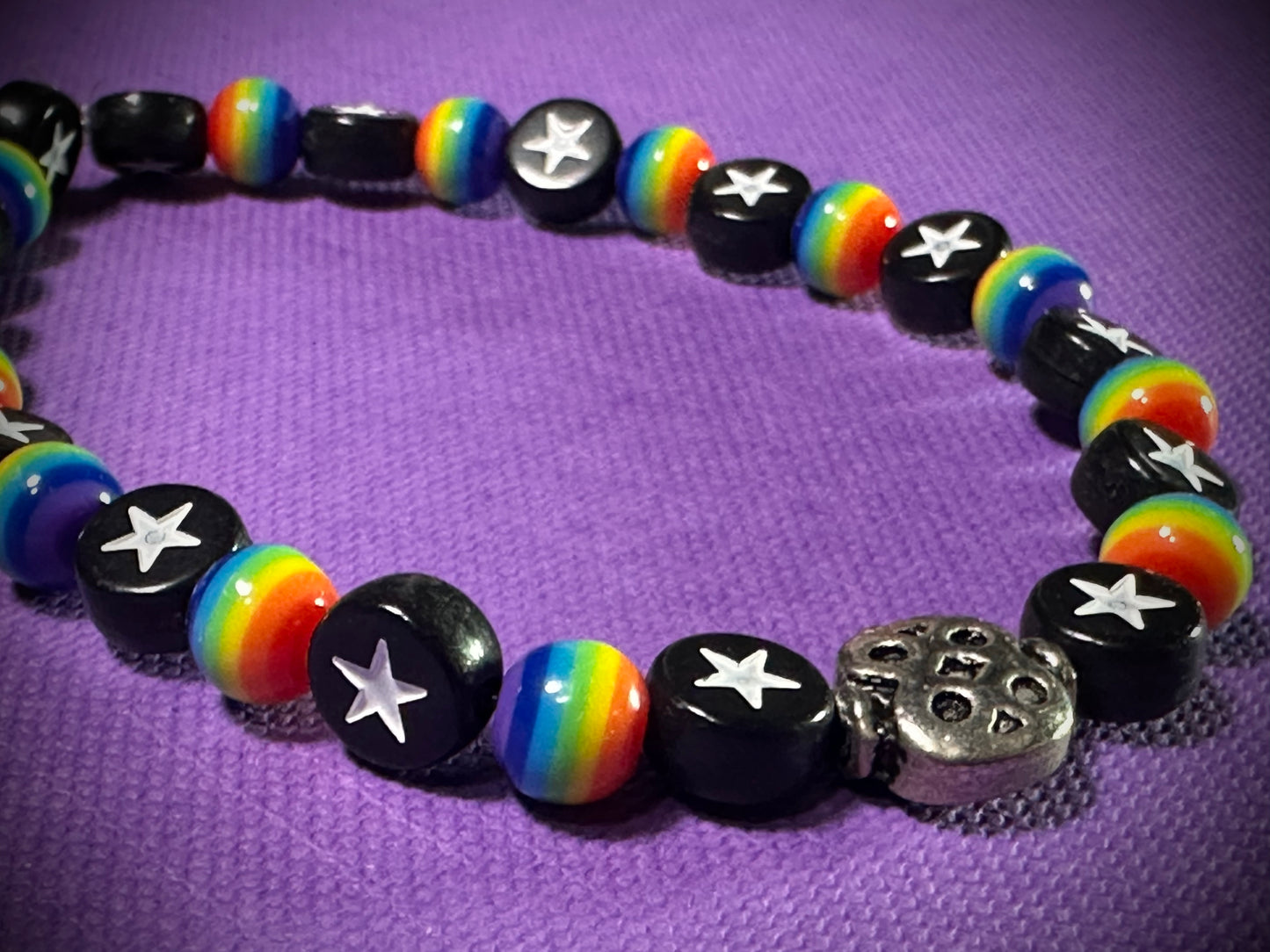 Rainbow skies bracelet