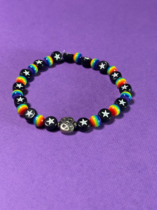 Rainbow skies bracelet