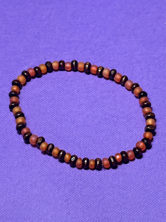 Orange Oak Bracelet