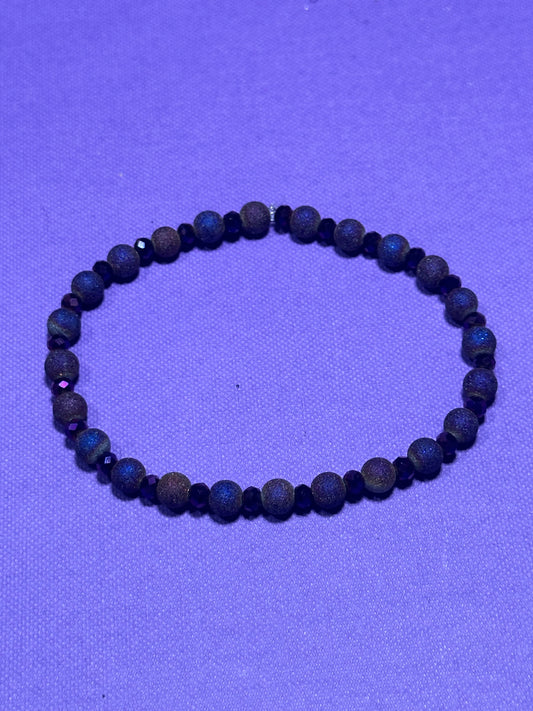 Frosted Midnight Bracelet