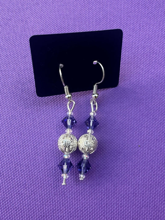 Precious Purple Earrings