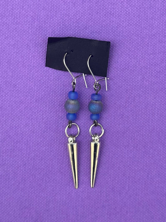 Frosted Daggers Earrings